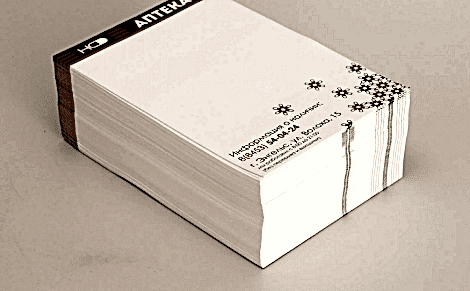 печать визиток дешево